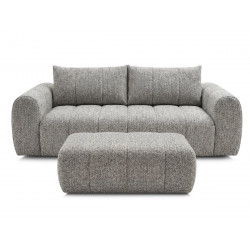 Droit 3 places + Pouf