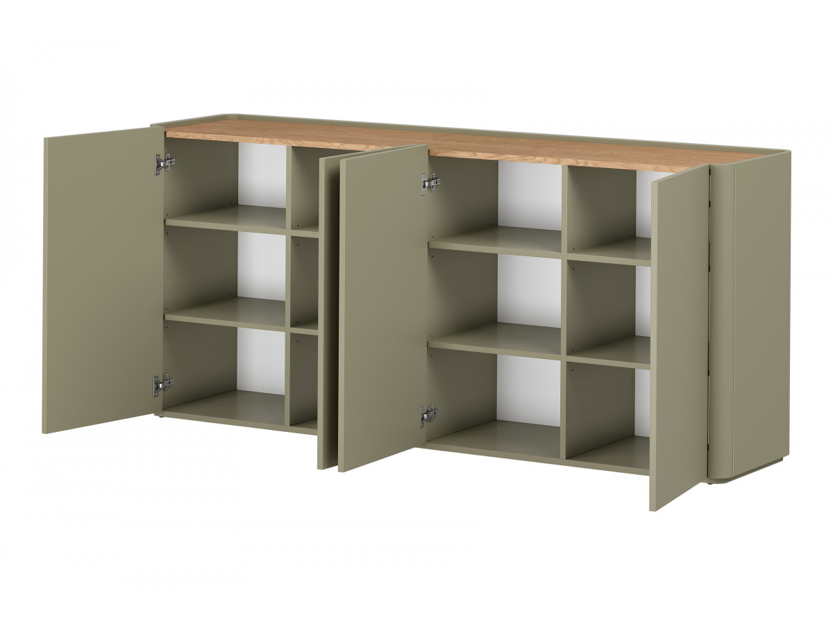 Ensemble ANYRA avec buffet 200 cm + meuble TV 200 cm + table basse avec tiroirs