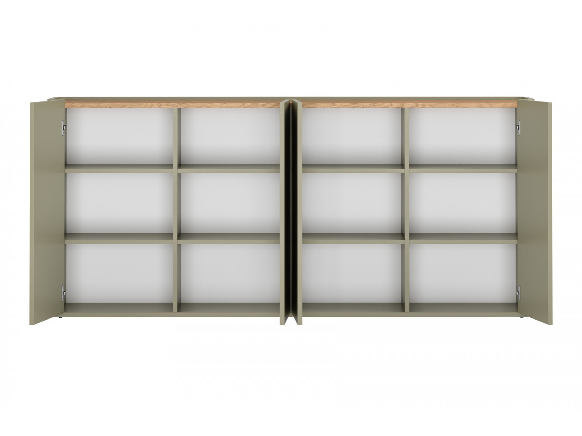 Ensemble ANYRA avec buffet 200 cm + meuble TV 200 cm + table basse avec tiroirs