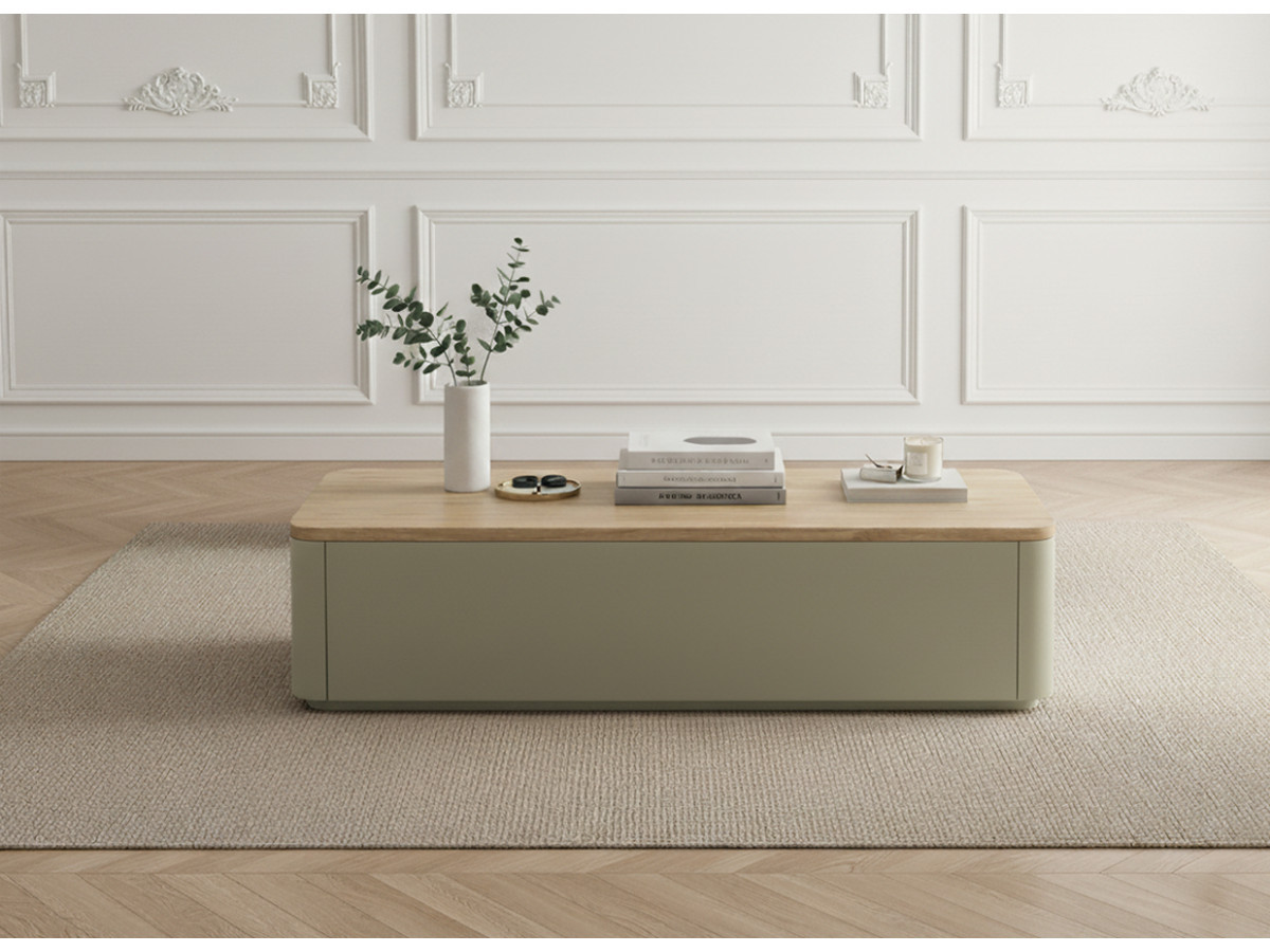 Ensemble ANYRA avec buffet 200 cm + meuble TV 200 cm + table basse avec tiroirs