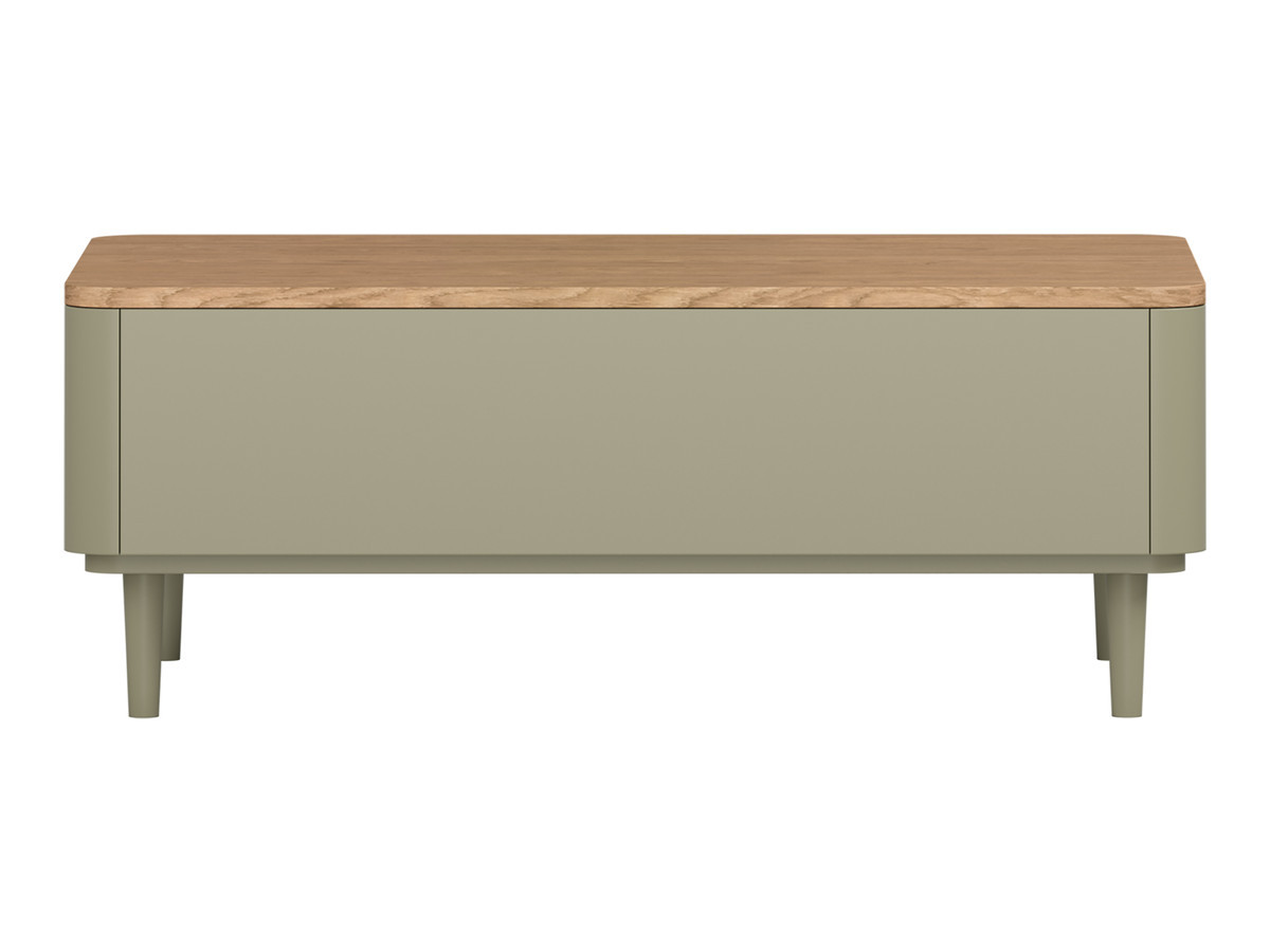 Ensemble ANYRA avec buffet 200 cm + meuble TV 200 cm + table basse avec tiroirs pieds en bois massif
