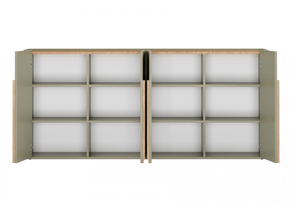 Ensemble ENYRA avec buffet 200 cm + meuble TV 2 tiroirs 200 cm