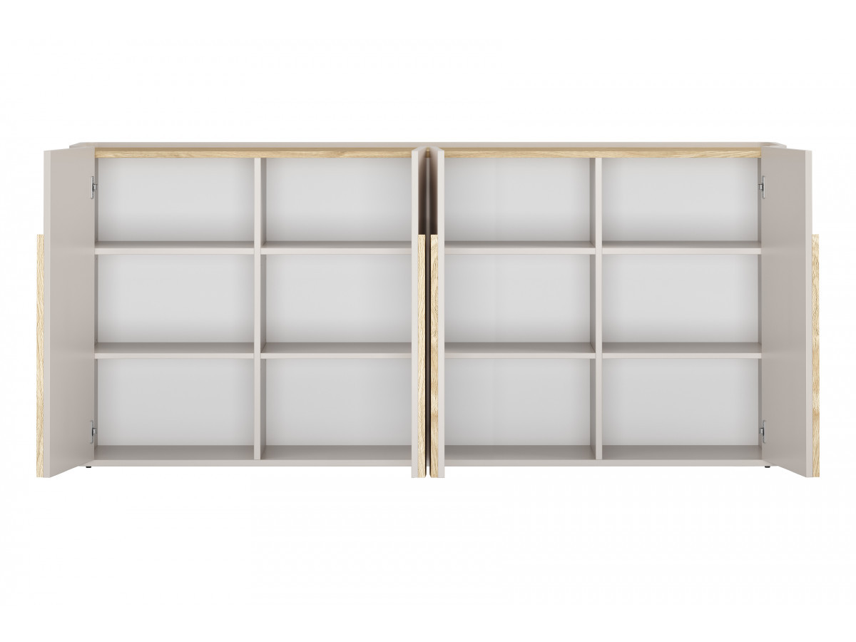 Ensemble ENYRA avec buffet 200 cm + meuble TV 2 tiroirs 200 cm