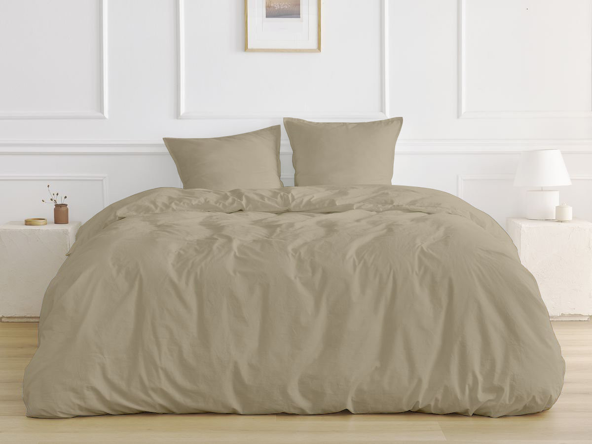 NEMESIS beddengoedset van gewassen satijn