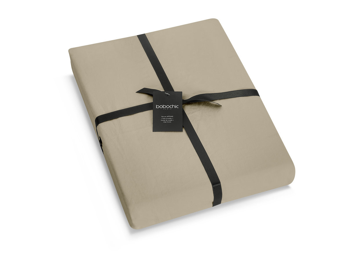 NEMESIS beddengoedset van gewassen satijn