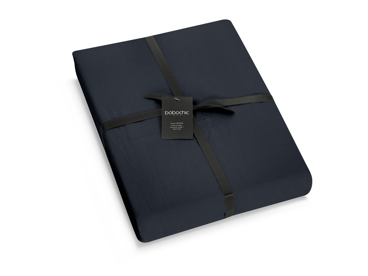 NEMESIS beddengoedset van gewassen satijn