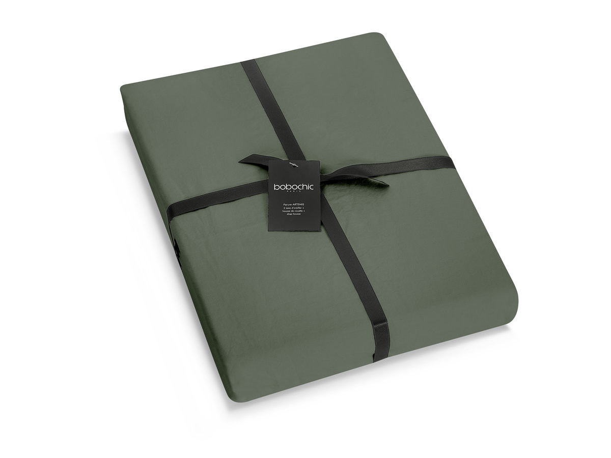 NEMESIS beddengoedset van gewassen satijn