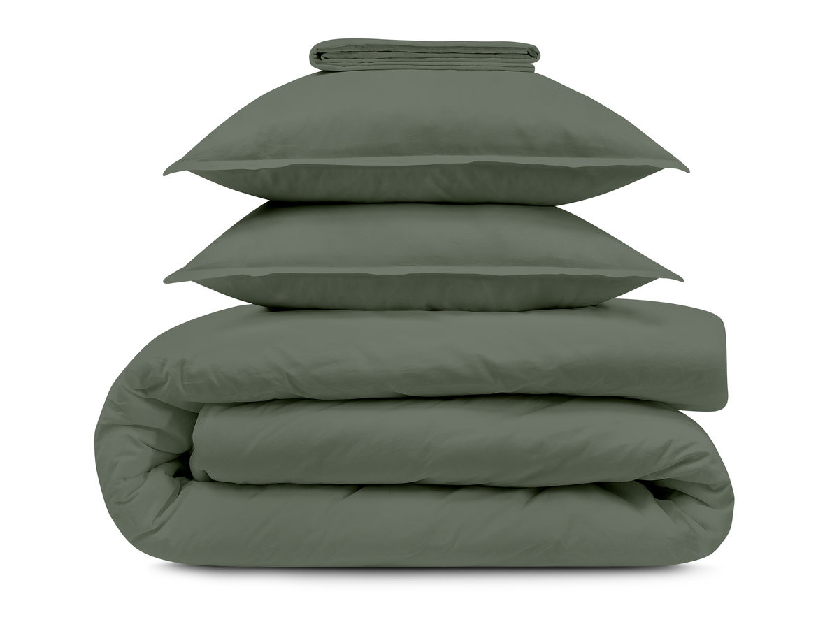 NEMESIS beddengoedset van gewassen satijn