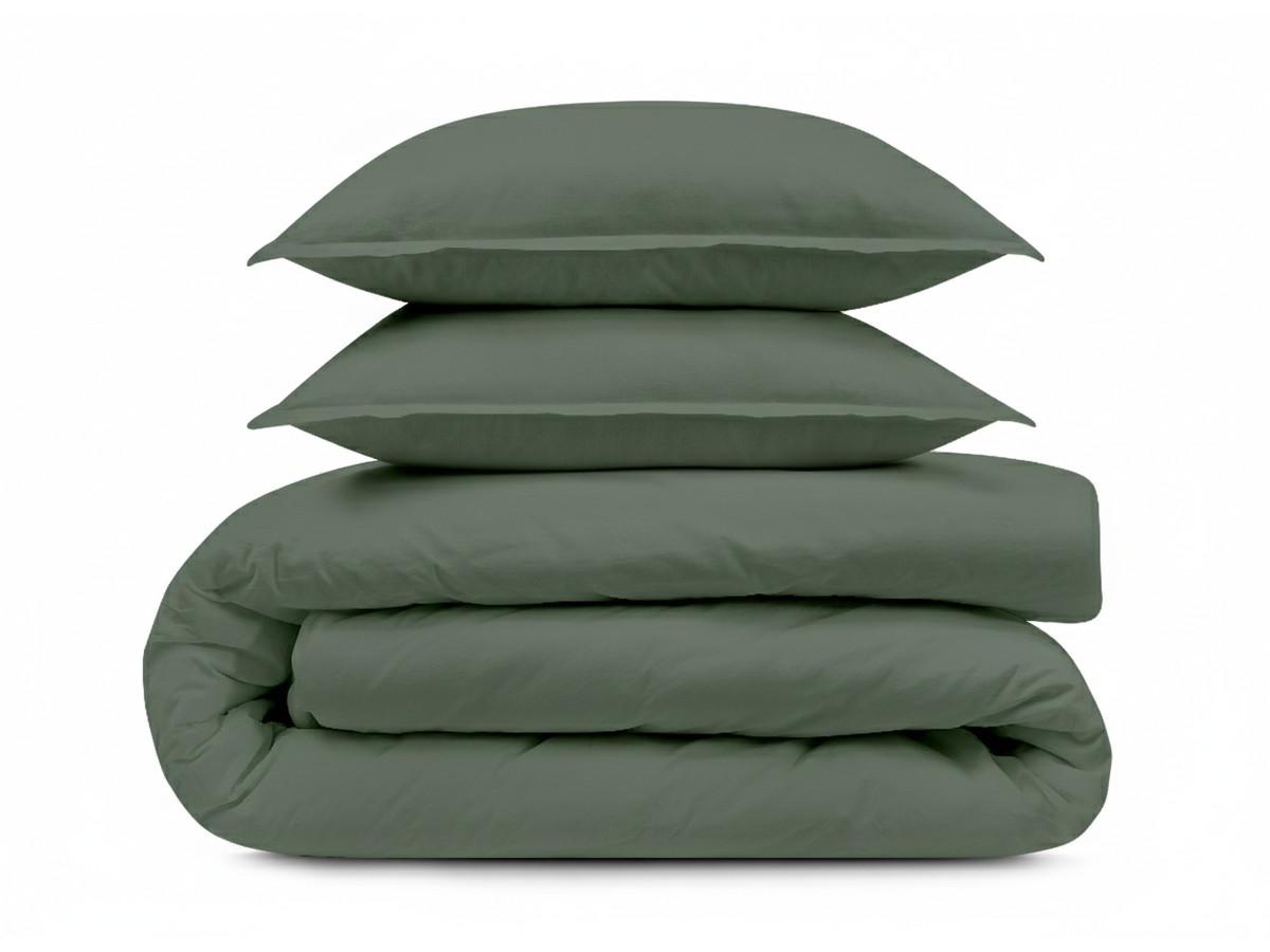 Parure en coton ARTEMIS avec une housse de couette, 2 taies d'oreiller et un drap housse Parure en coton ARTEMIS avec une housse de couette, 2 taies d'oreiller et un drap housse