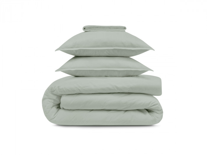Parure en coton ARTEMIS avec une housse de couette, 2 taies d'oreiller et un drap housse