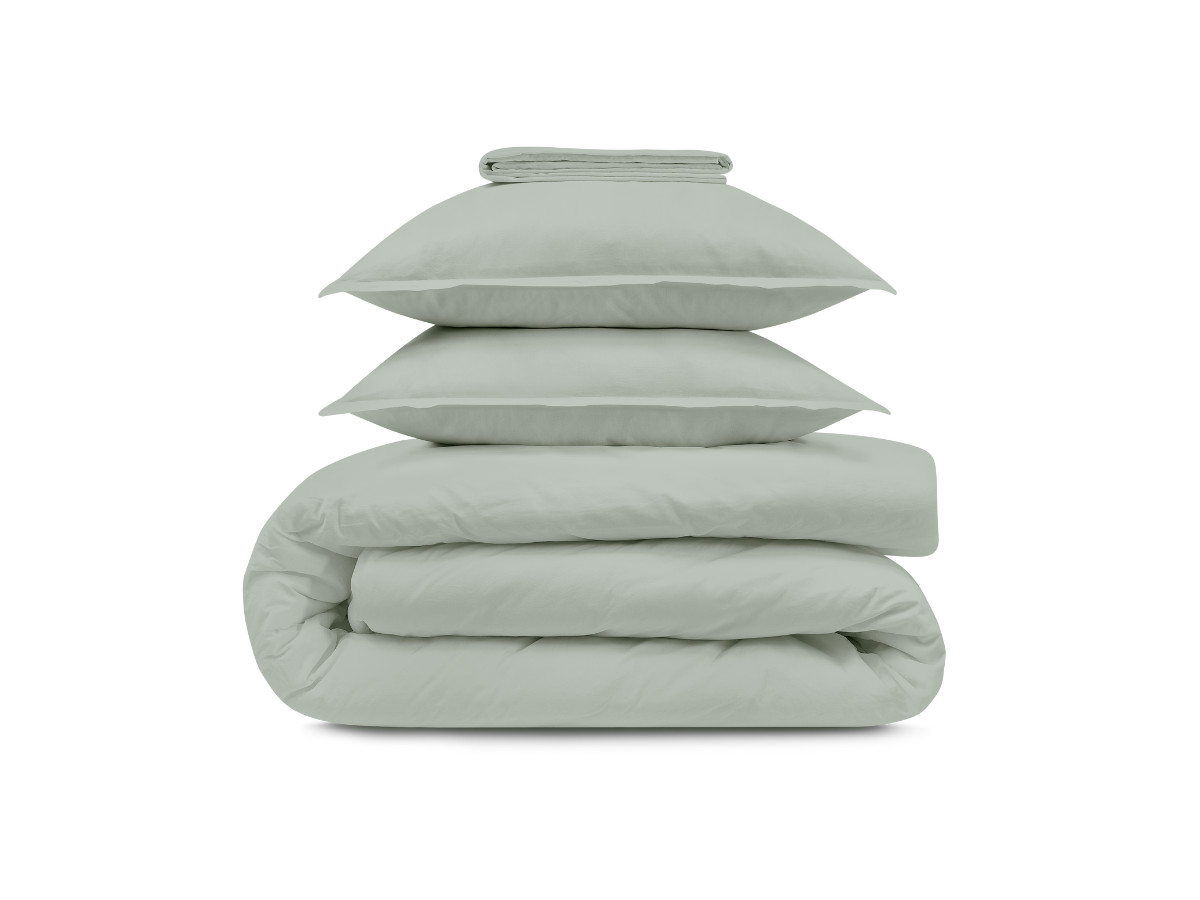 NEMESIS beddengoedset van gewassen satijn