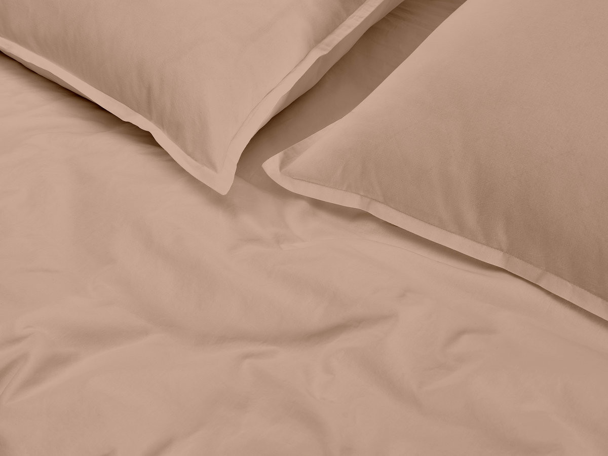 Parure en satin lavé NEMESIS rose 220x240 + — vue 6