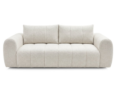 Canapé droit fixe 3 places NESTY tissu chiné