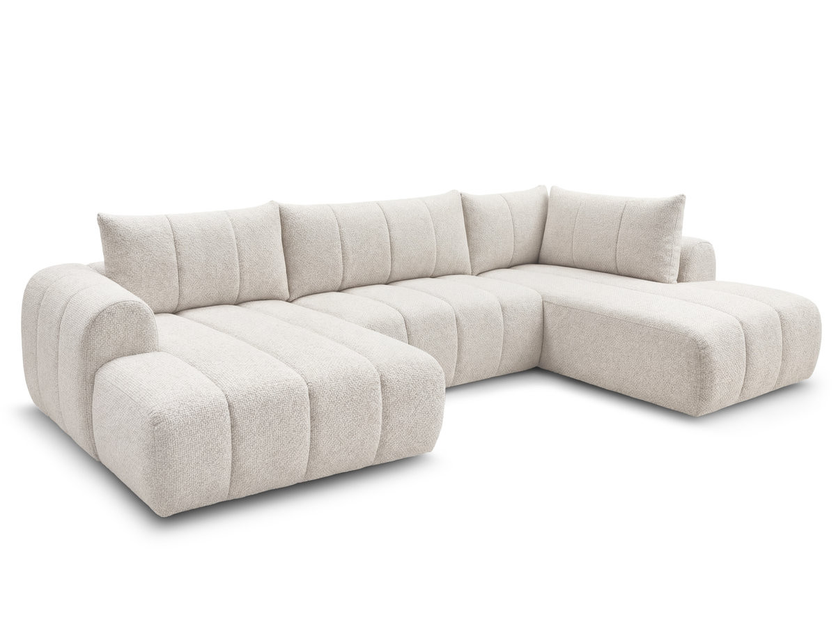 NESTY vaste panoramabank in gemêleerde stof