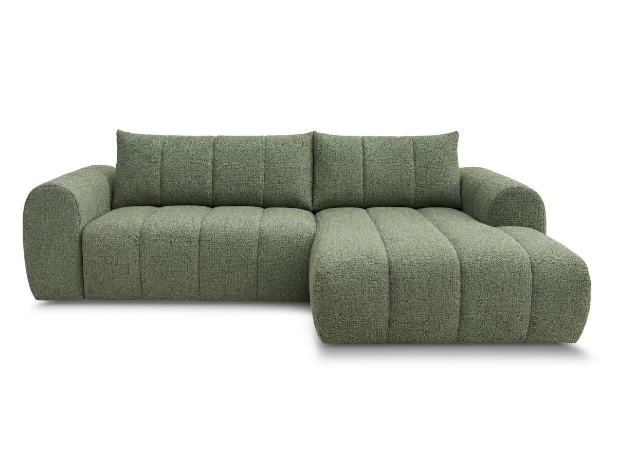 Canapé d'angle NESTY chiné vert clair — vue 3