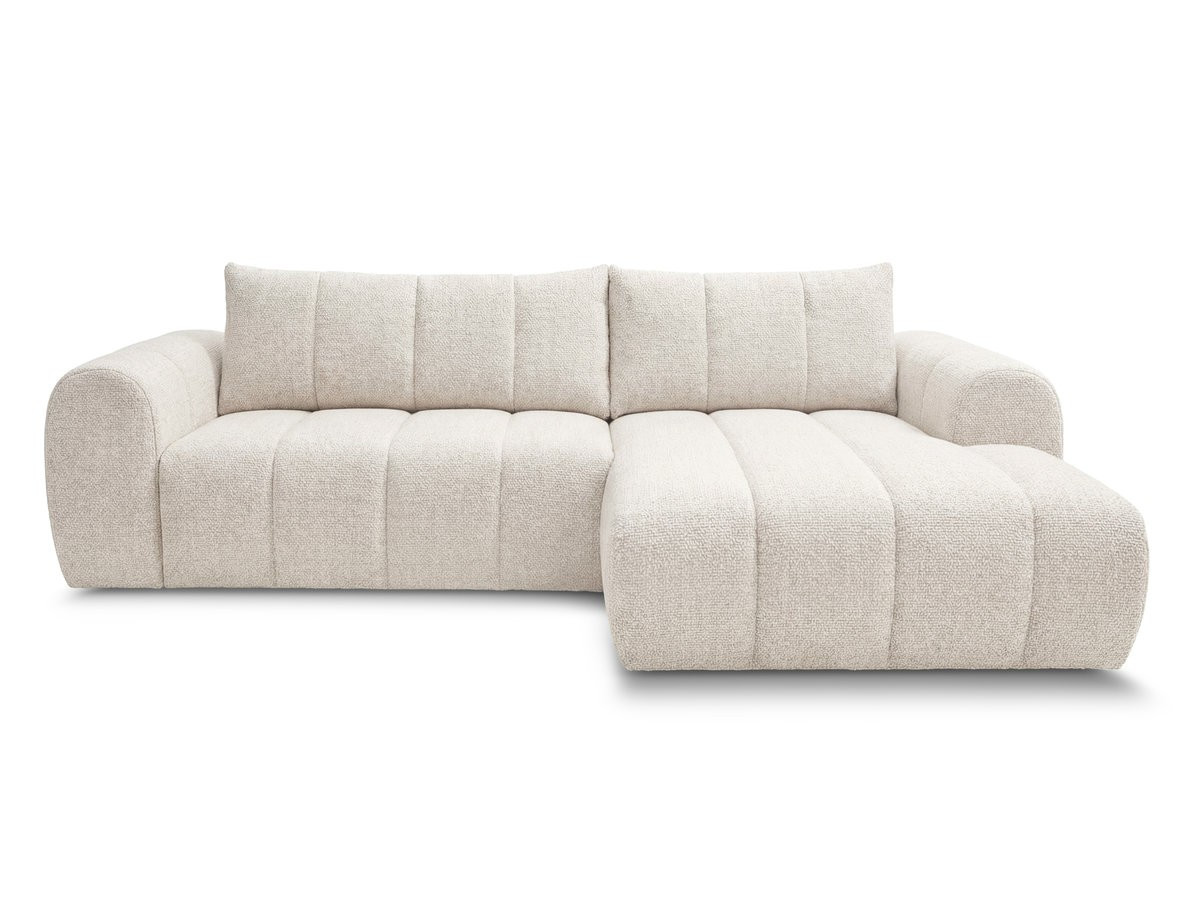 Canapé d'angle NESTY chiné beige — vue 3