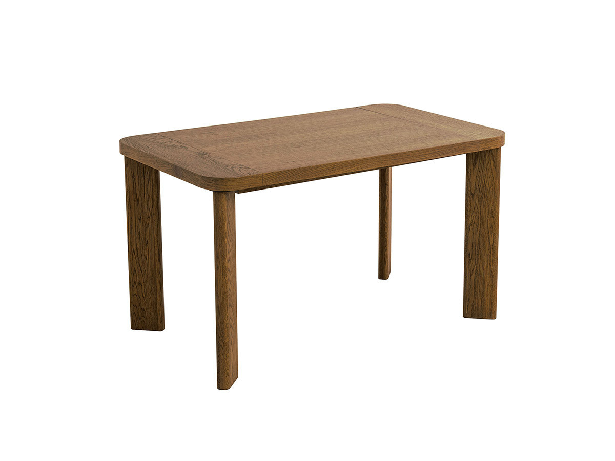 Table à manger extensible 150 à 210 cm LUMINY placage chêne massif