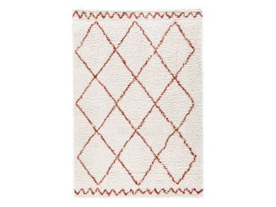 Tapis poils longs SIMON motifs graphiques
