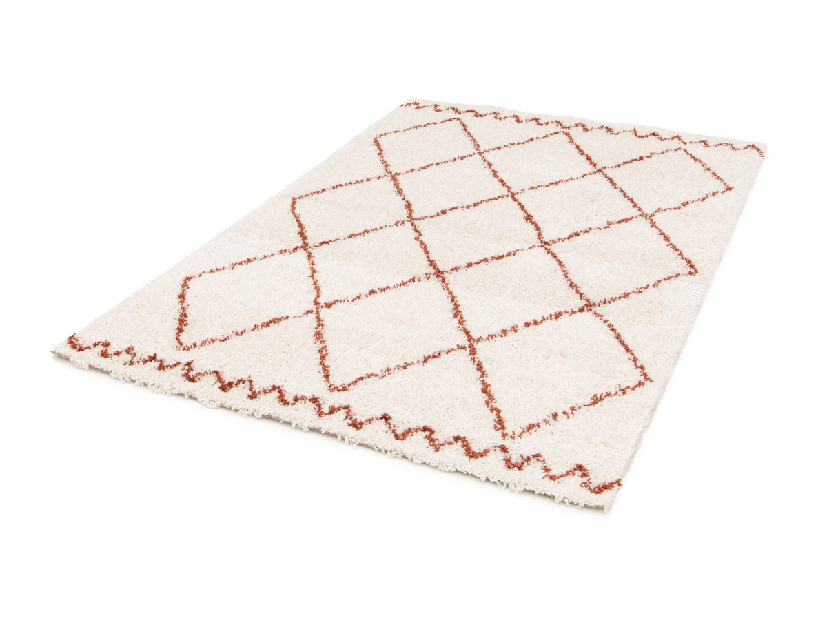 Tapis poils longs SIMON motifs graphiques