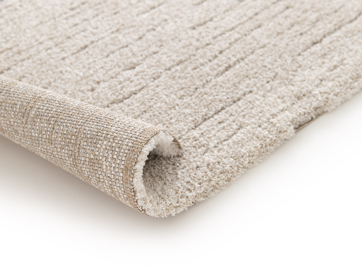Tapis poil court EKKO motif abstrait gris clair — vue 6
