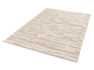 Tapis poil ras LENNON motif abstrait