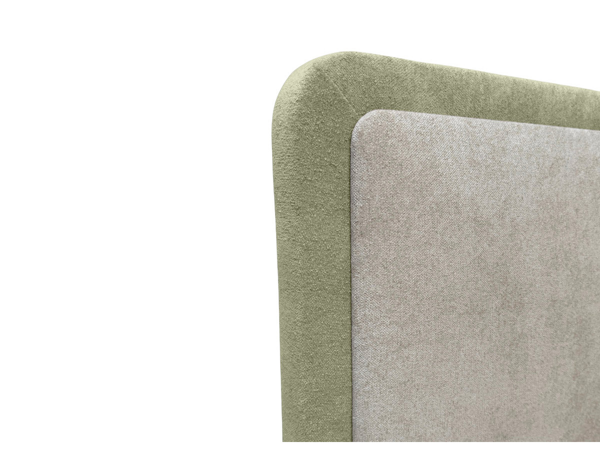 MARA opbergbed in tweekleurige, gestructureerde stof