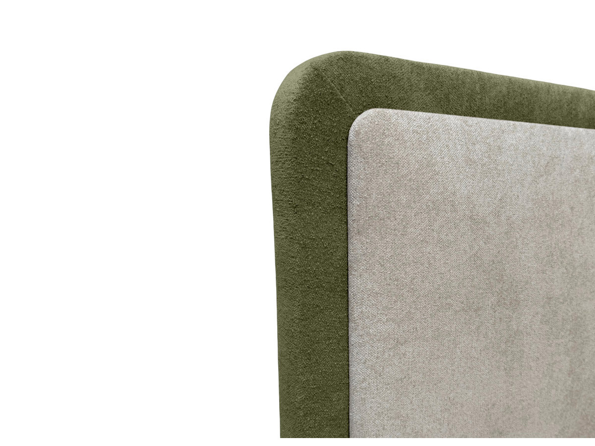 MARA opbergbed in tweekleurige, gestructureerde stof