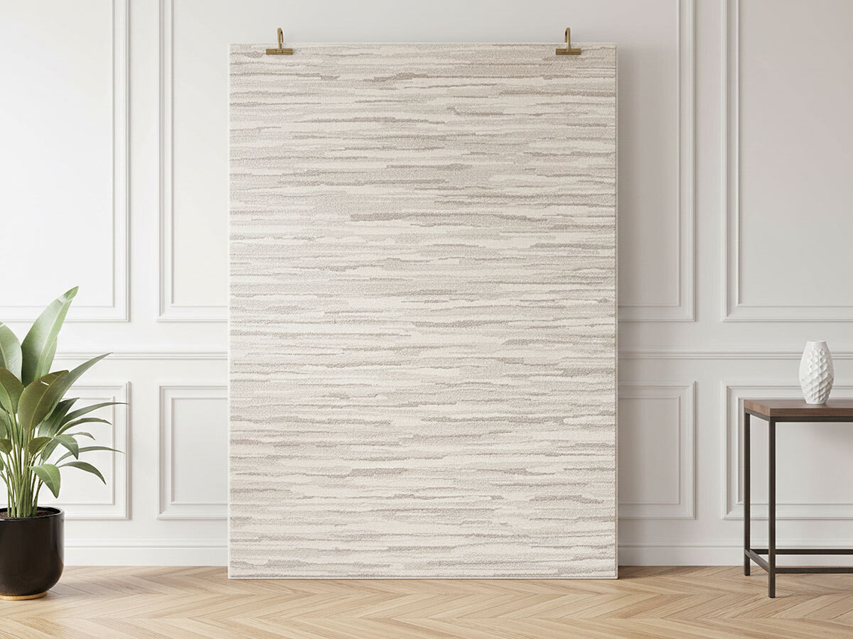 RYKEN laagpolig tapijt met abstract patroon