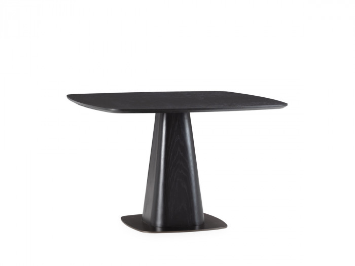 Table à manger carrée NOA 120 cm placage chêne massif