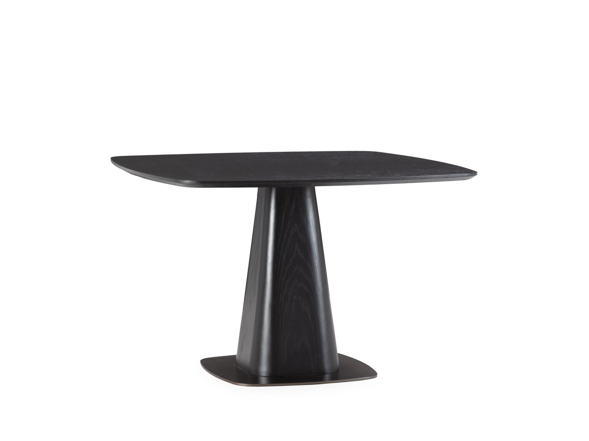 Table à manger carrée NOA 120 cm placage chêne