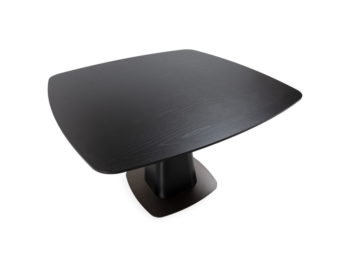 Table à manger carrée NOA 120 cm placage chêne