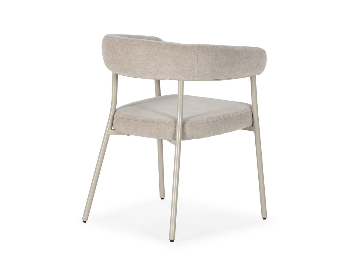 Ensemble NOA avec table à manger carrée 120 cm + 4 chaises ROSA