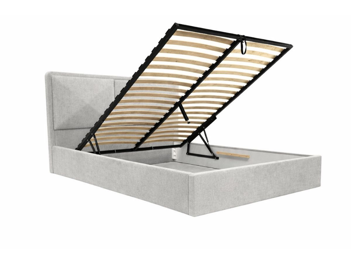 MARA opbergbed in gestructureerde stof