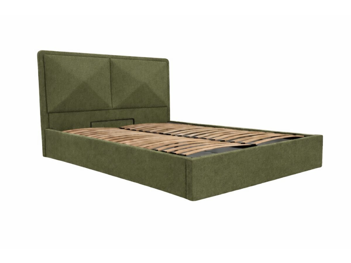 MARA opbergbed in gestructureerde stof