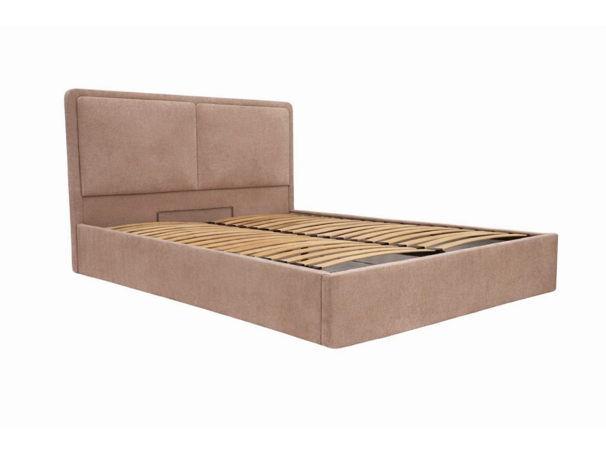 MARA opbergbed in gestructureerde stof