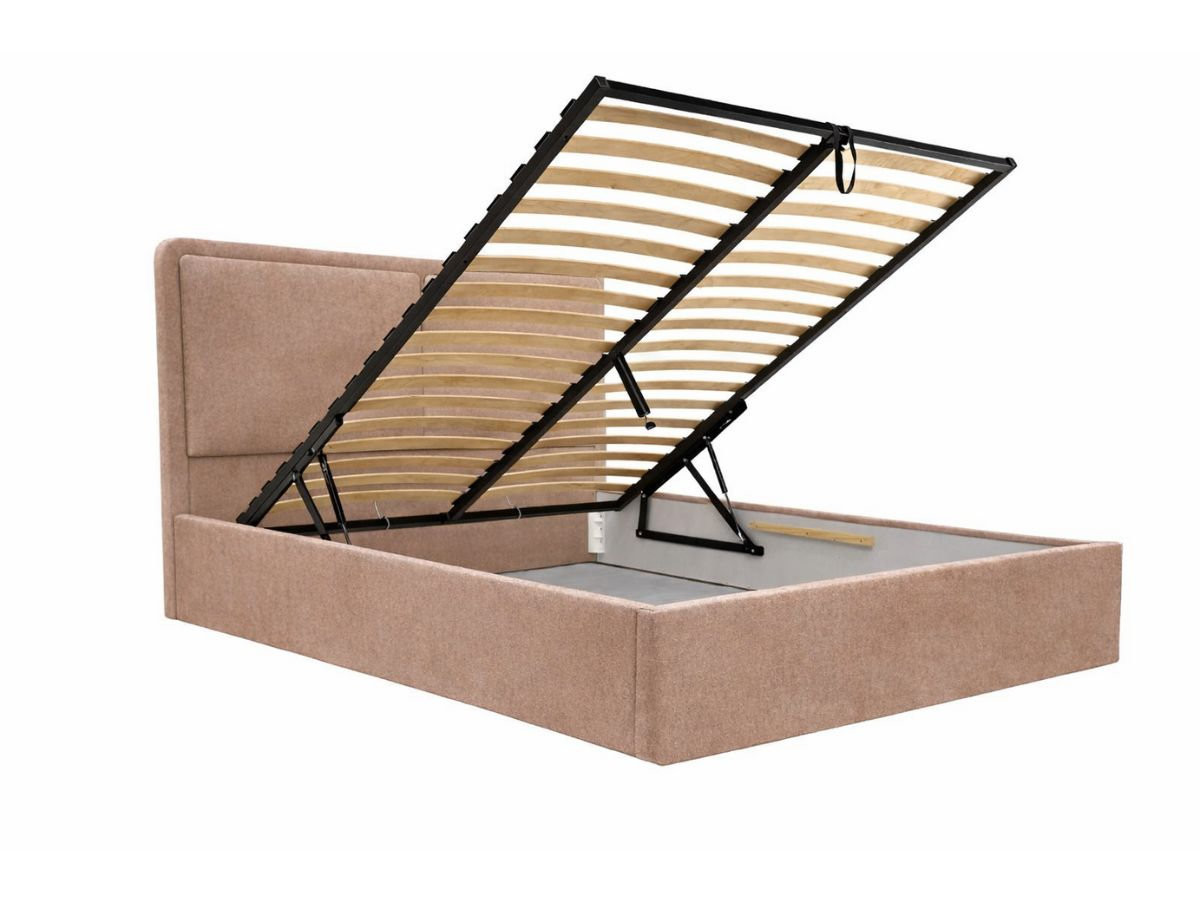 MARA opbergbed in gestructureerde stof