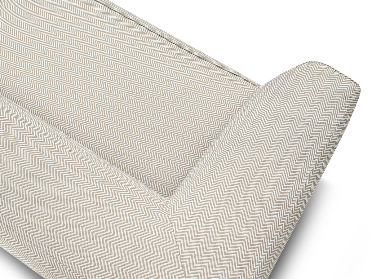 NOUR 2-zits vaste rechte tuinbank met beschermhoes