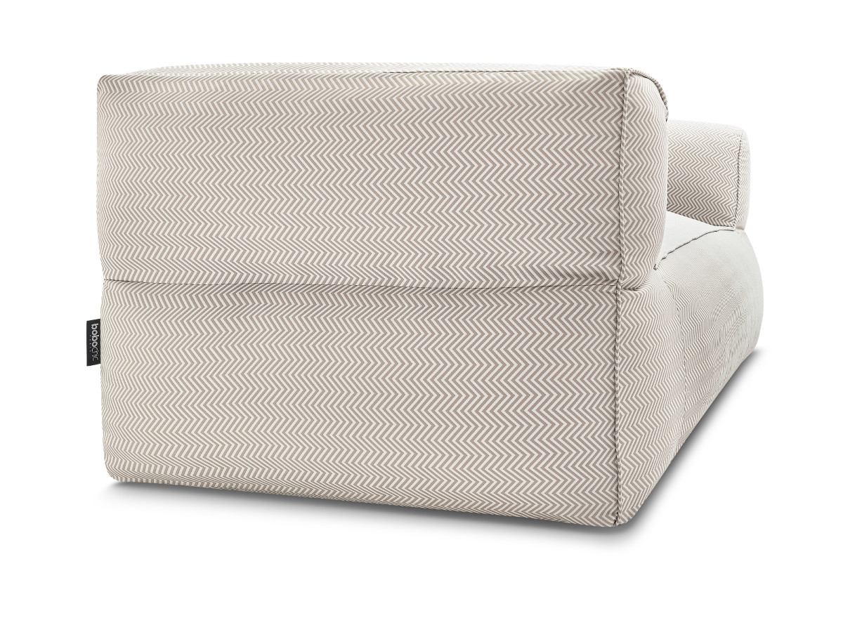 NOUR 2-zits vaste rechte tuinbank met beschermhoes