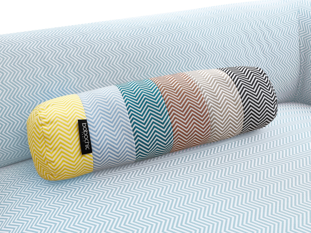 Canapé de jardin droit 2 places NOUR avec bâche de protection bleu clair — vue 4