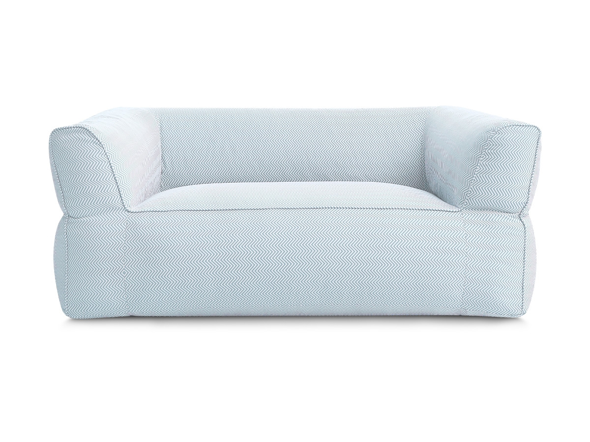 NOUR 2-zits vaste rechte tuinbank met beschermhoes