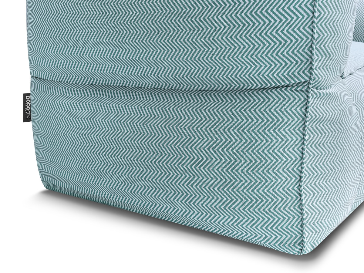 NOUR 2-zits vaste rechte tuinbank met beschermhoes