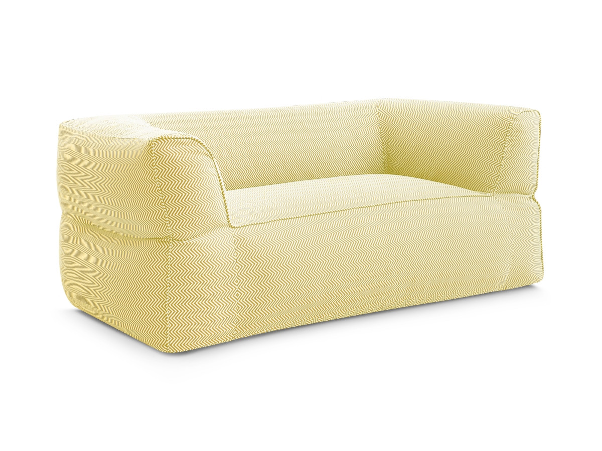 NOUR 2-zits vaste rechte tuinbank met beschermhoes