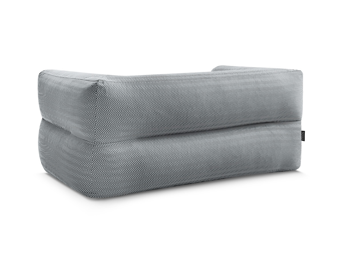 NOUR 2-zits vaste rechte tuinbank met beschermhoes