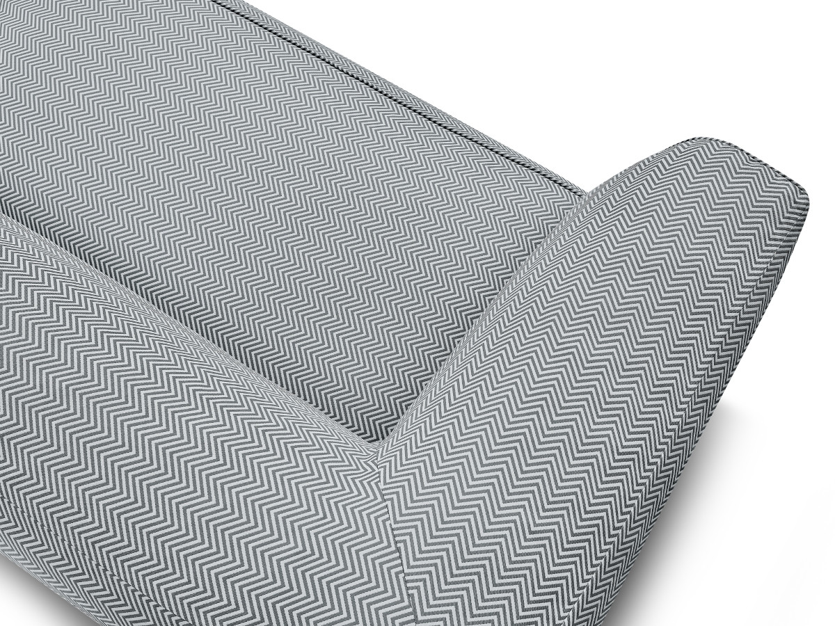 NOUR 2-zits vaste rechte tuinbank met beschermhoes