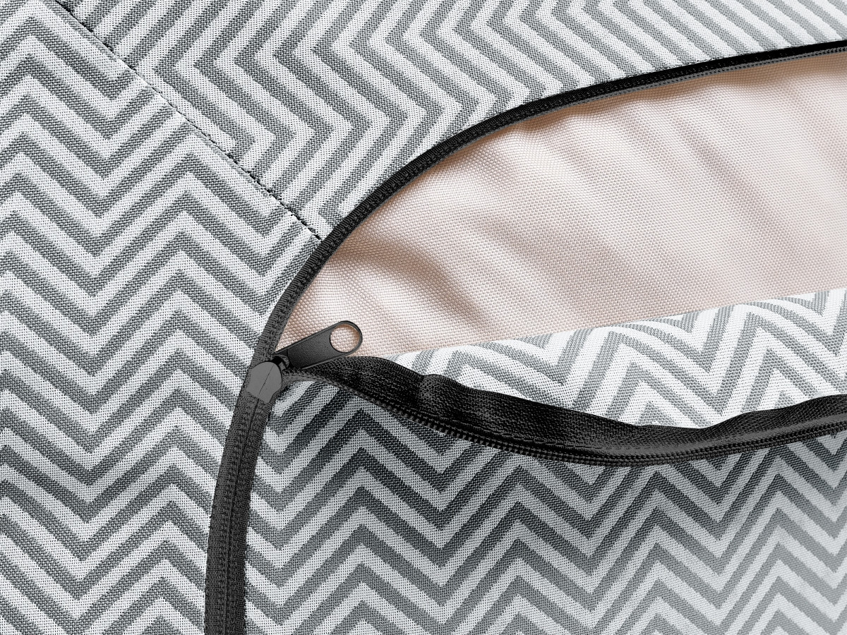 NOUR 2-zits vaste rechte tuinbank met beschermhoes