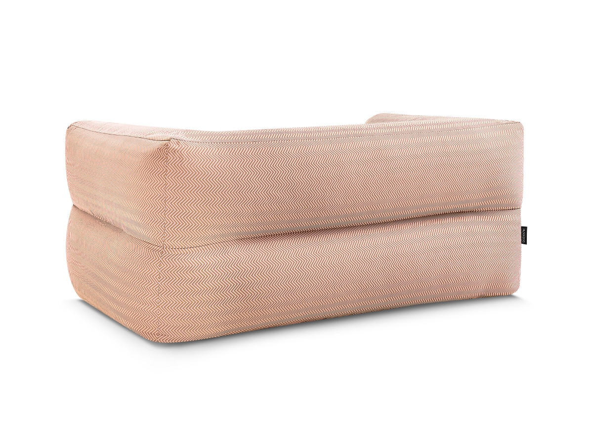 NOUR 2-zits vaste rechte tuinbank met beschermhoes