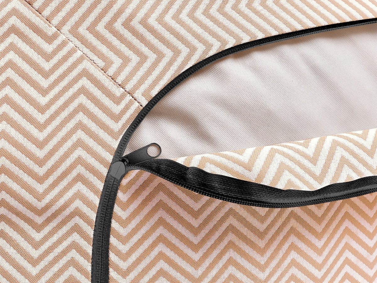 NOUR 2-zits vaste rechte tuinbank met beschermhoes