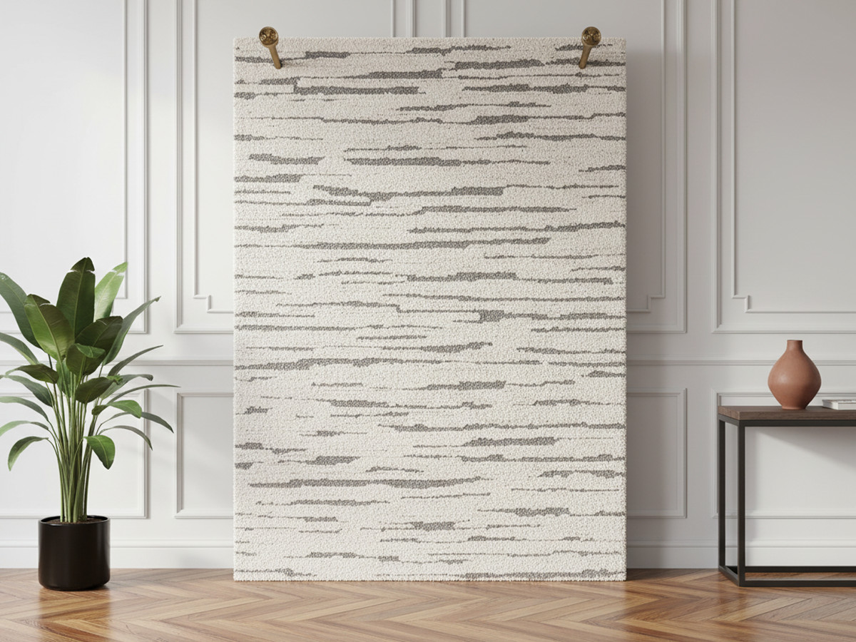 Tapis poils courts LORIS motif abstrait