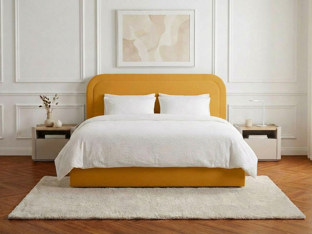 Lit coffre CASSIOPEE jaune