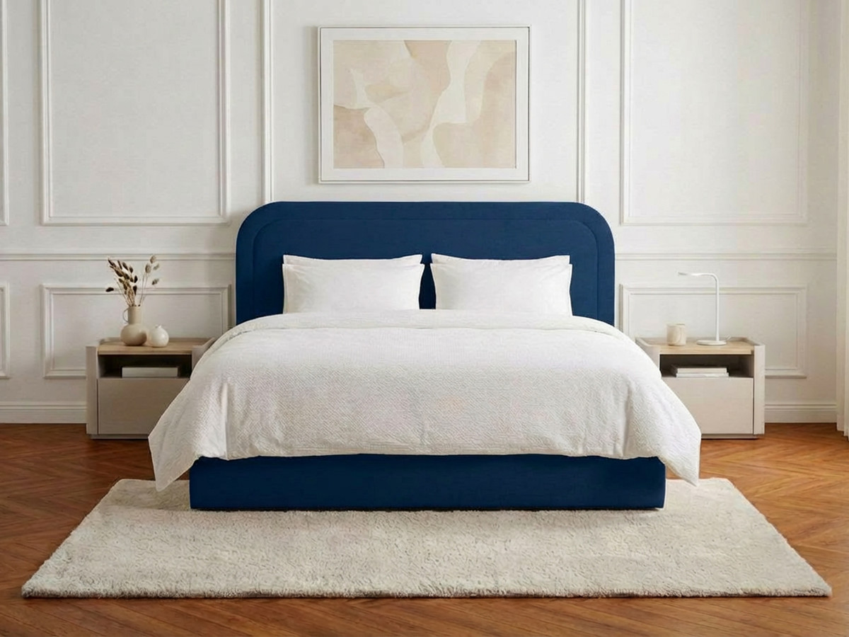 Lit coffre CASSIOPEE bleu foncé